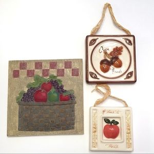 Ceramic Kitchen Wall Plaques